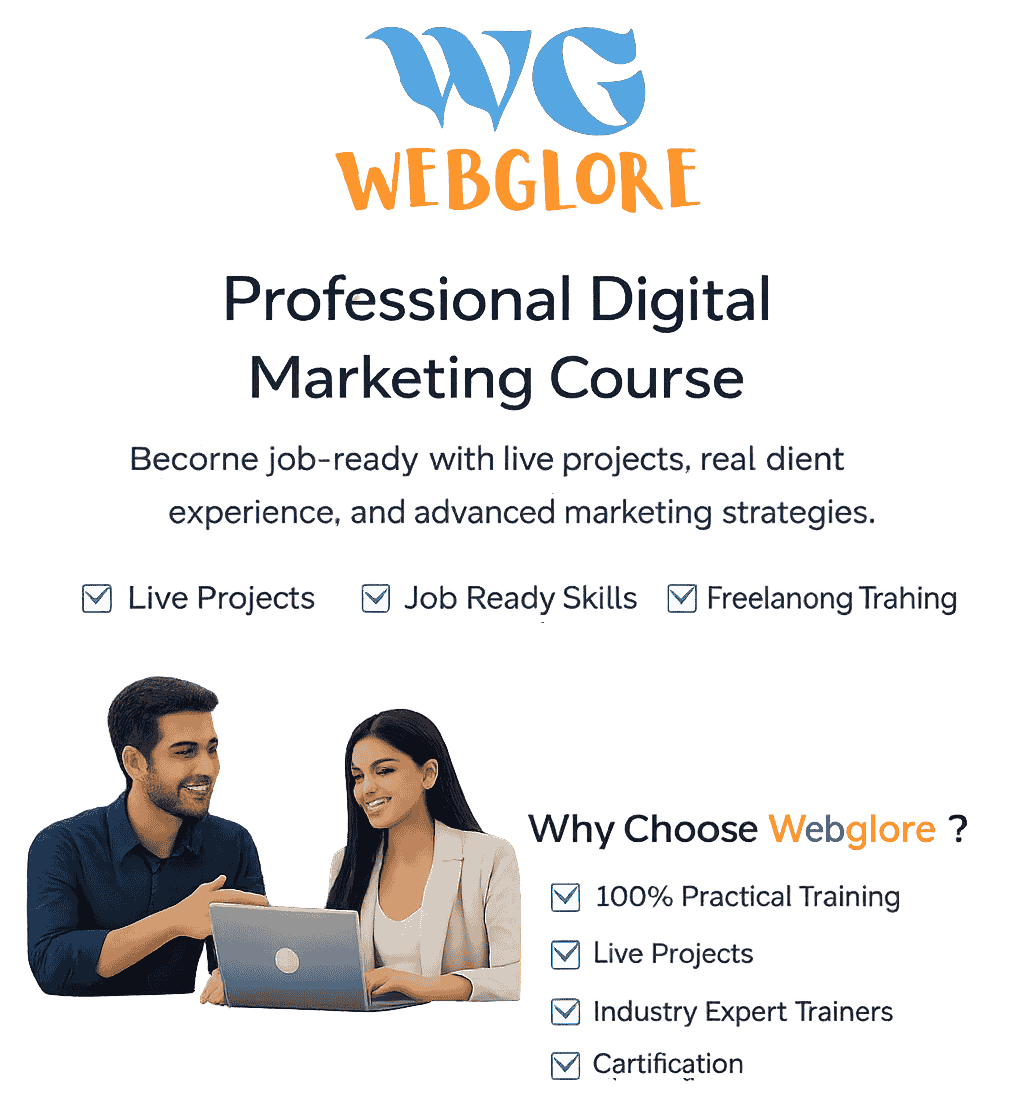 Webglore digital marketing course